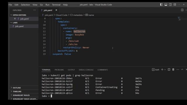 Understanding backoffLimit in Kubernetes Job смотреть онлайн