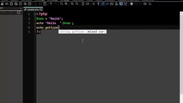 Variables En PHP смотреть онлайн