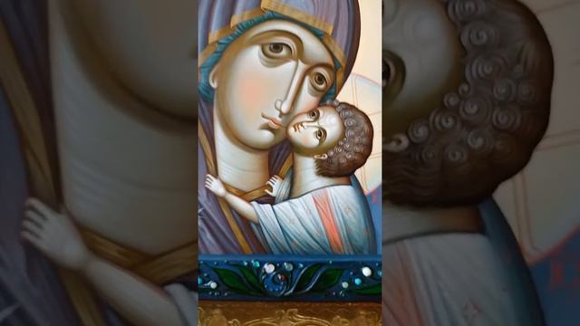 Иконописец Евгения Благова. Описание иконы Пресвятой Богородицы. смотреть онлайн