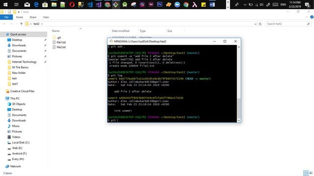 Git undoing changes and delete commits Part2 (( Advance )) смотреть онлайн