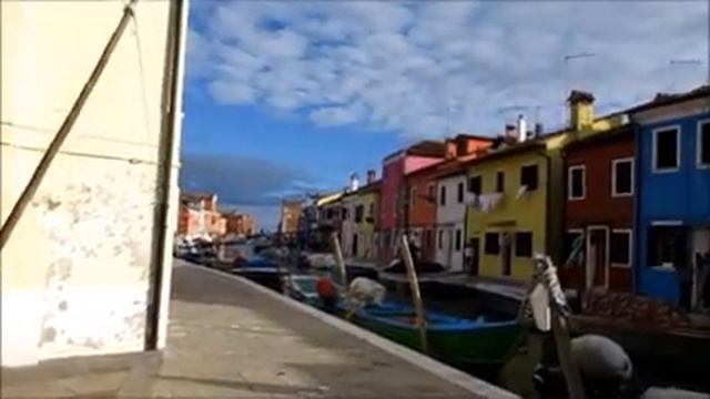 Венеция, остров Бурано - кружевной рай Venedig Venezia Burano Музыка Elena Deuruss смотреть онлайн