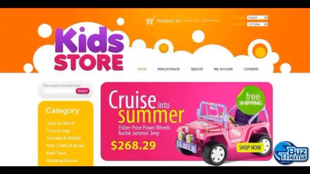Download Baby Store ZenCart Template by Mercury TM ZenCart Templates смотреть онлайн