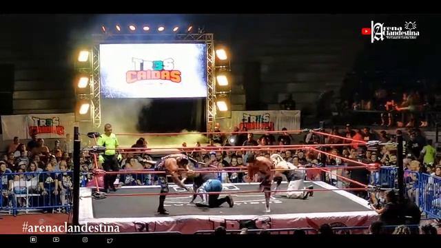 | #Tr3sCaidas | Ryan Kidd, Rubi Gardenia & Black Spider Vs Scream, Cinico & Spiclope |