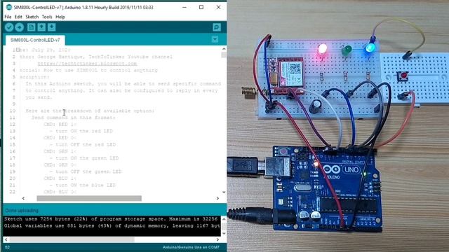 Tutorial: How to use SIM800L for Controlling Anything | Arduino | GSM Module смотреть онлайн