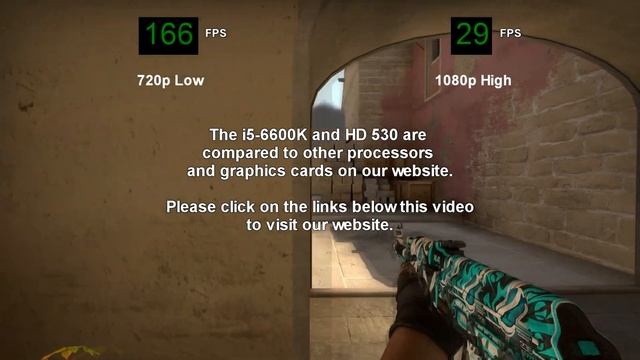 Intel HD Graphics 530 -- Intel Core i5-6600K -- Counter Strike Global Offensive CS:GO Benchmark смотреть онлайн