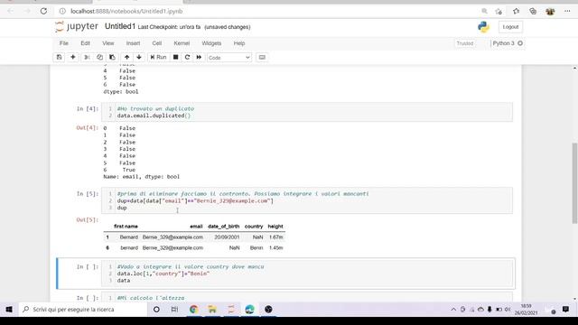 Rimuovere i duplicati con python. Il comando drop.duplicates смотреть онлайн
