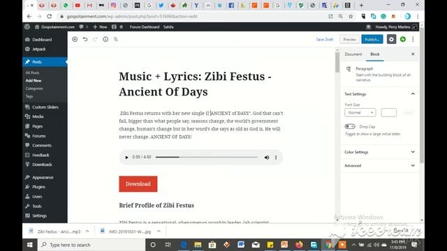 How to Use Wordpress Block layout for music and News blogs смотреть онлайн