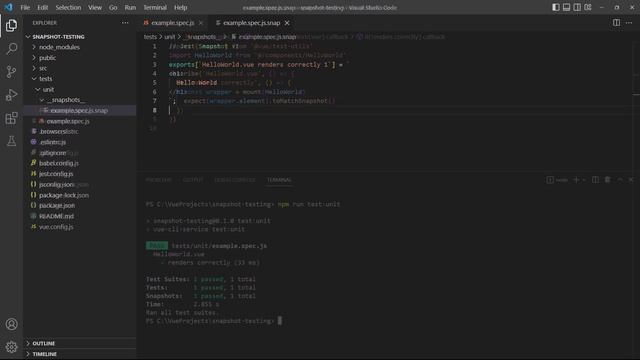 #37 - Snapshot Testing - Vue 3 (Options API) Tutorial смотреть онлайн
