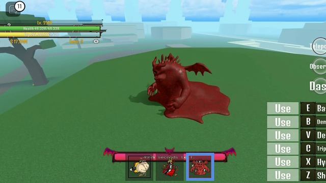 Awakened Venom Skills Showcase | King Legacy | ROBLOX