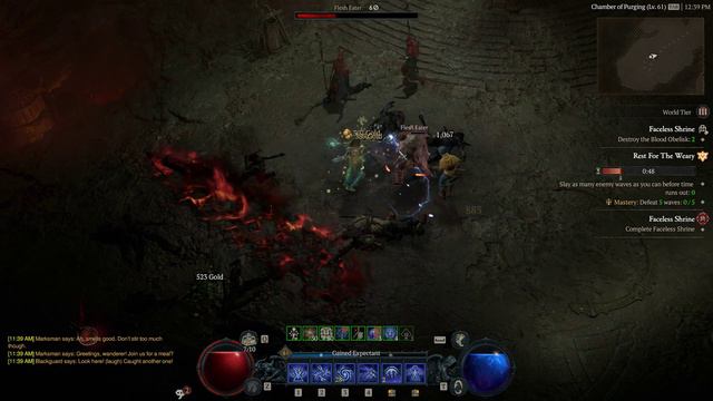 Diablo 4 - Melee Lightning Sorceress 50-70 Tier 3 смотреть онлайн