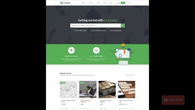 Best Education, E-Learning, University Wordpress Templates by ThimPress смотреть онлайн