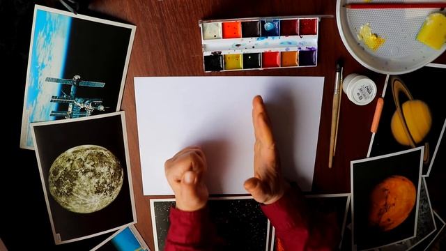 Рисуем космос смотреть онлайн