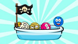 КРАСНЫЙ ШАР. Затерянный остров. Серия 1. ИГРА Red Ball на Хвостик ТВ