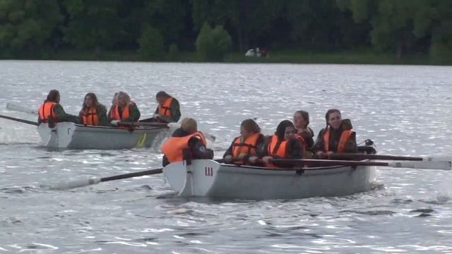 Косинский Морской Клуб, Яхт-клуб Косино, соревнования гребля на шлюпках, кадеты, ч 6, старт 3. смотреть онлайн