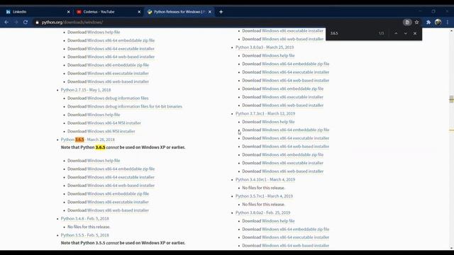 Python Version 3.5.6 Installation Pre Processing смотреть онлайн