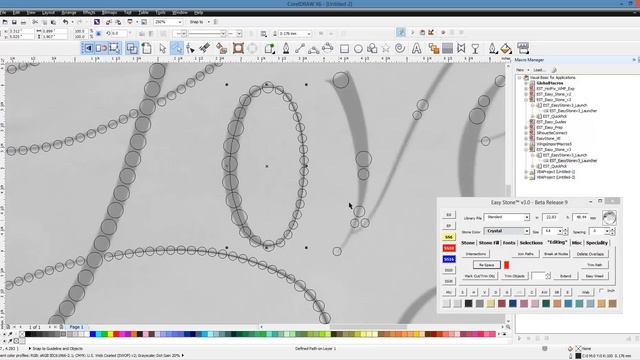 Easy Stone™ v3.0 CorelDRAW Rhinestone Macro - Love Heart Envelope Project смотреть онлайн