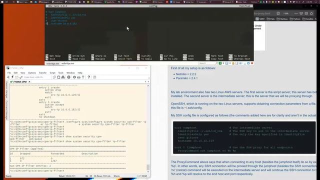 Network Automation - SSH Proxy with Netmiko смотреть онлайн