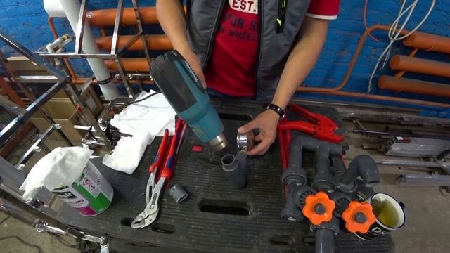 Как отклеить пвх трубу/фитинг смотреть онлайн