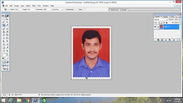 How to create a passport size photo in photoshop 7 0 смотреть онлайн