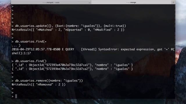 9.- Curso MongoDB - Delete смотреть онлайн