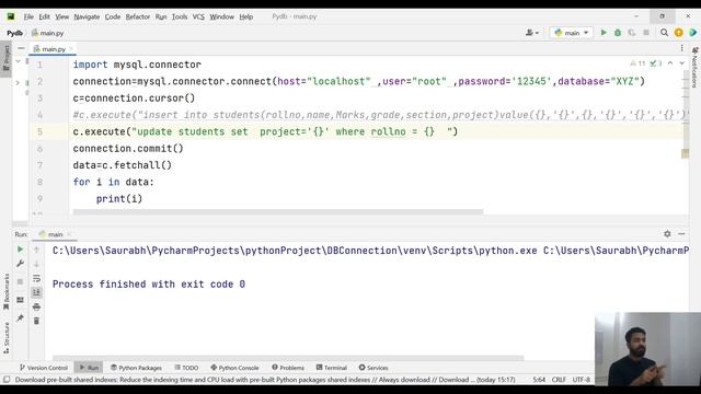 UPDATE command in Database table through Python (Python Database Connectivity) Class 12th Computer смотреть онлайн