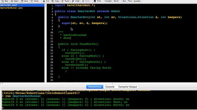 Extending Robot Class смотреть онлайн