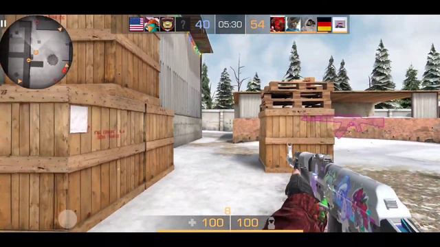 Гемплей с карты "SNOW ARENA" |Standoff2 0.15.0 смотреть онлайн