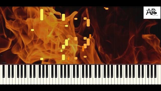 La Cumparsita | Adelina Piano synthesia tutorial смотреть онлайн