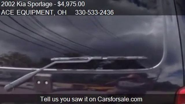 2002 Kia Sportage 4-Door 4WD - For Sale In CANFIELD, OH 4440
