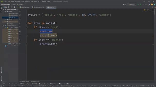 Part 5 | Selenium With Python Tutorial For Beginners | How loops works in Python смотреть онлайн