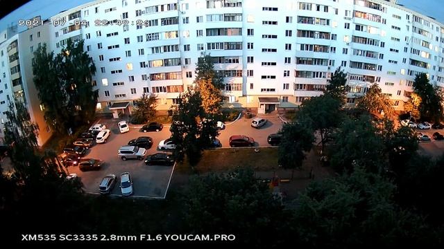 Тест модуля IVG-85X30PSA-ST (XM535 SC3335) объектив 2.8мм F1.6 смотреть онлайн