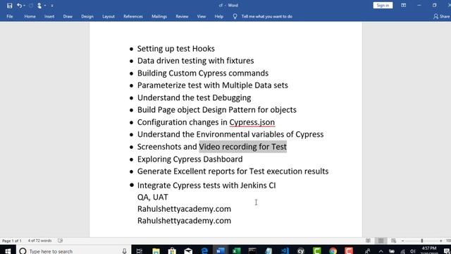 058 Monitoring Test Execution Videos& Screenshots through Cypress dashboard смотреть онлайн
