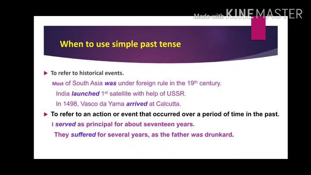 Simple Past Tense/ Structure of simple past sentences / Examples смотреть онлайн