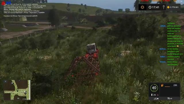 ★ Live Stream ★ Farming simulator 17. Map «Зеленая Долина». ( Pratesimas ) смотреть онлайн