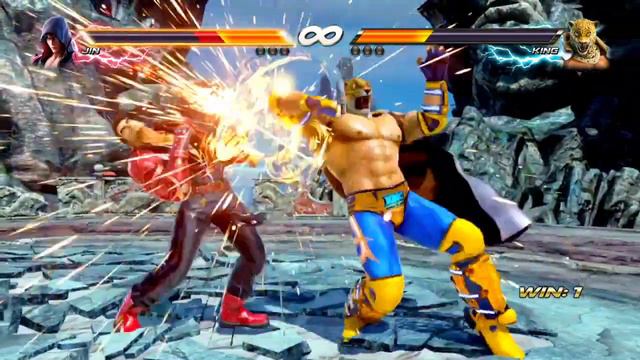 Tekken 7 Gameplay jin vs king Part 4 -Ps4 slim смотреть онлайн