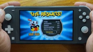 Cuphead Nintendo Switch Lite Gameplay