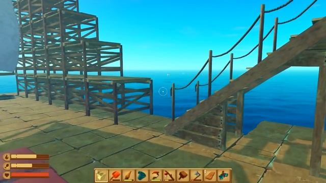 MAKING A SMELTER & UNLOCKING ADVANCED ITEMS! | Raft Survival Gameplay смотреть онлайн