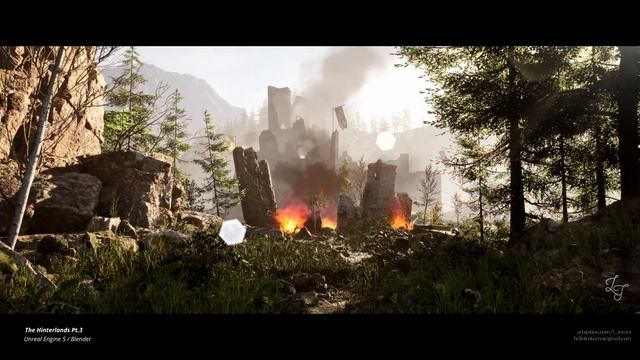 Real-time Environment Art Showreel - Unreal Engine 5, Blender, October 2021 смотреть онлайн