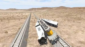 Train Accidents #3 - BeamNG DRIVE | SmashChan