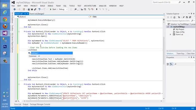 System.Data.OleDb using VB.Net смотреть онлайн
