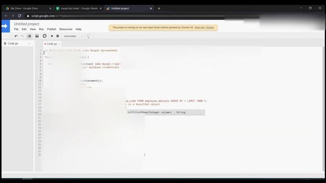 Write data from MySQL into Google Spreadsheet | Automation | Source Code Link in Description смотреть онлайн