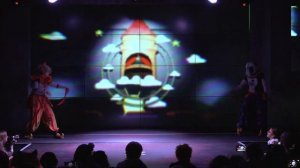 Групповое косплей дефиле-Эклипс-Фнаф-Сандроп, Мундроп