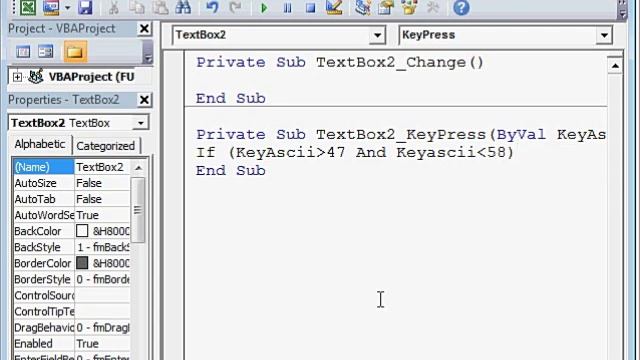 How to allow only input of numerical values in userform text-box using Excel VBA смотреть онлайн