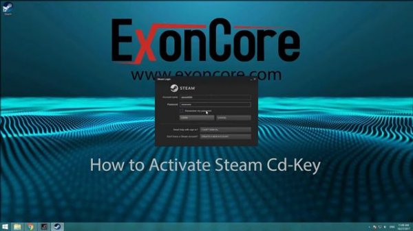 Steam - How to activate/redeem Steam Cd-Key/Code