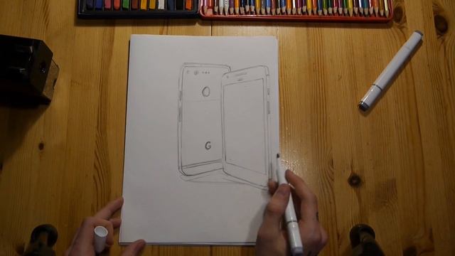 Google Pixel Product Design Timelapse Smartphone Design Industrial Design Sketch Google Pixel Phone смотреть онлайн