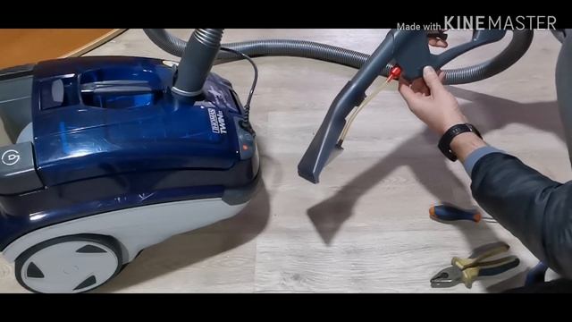 Ремонт пылесоса Thomas Twin T2. Не работает подача воды смотреть онлайн