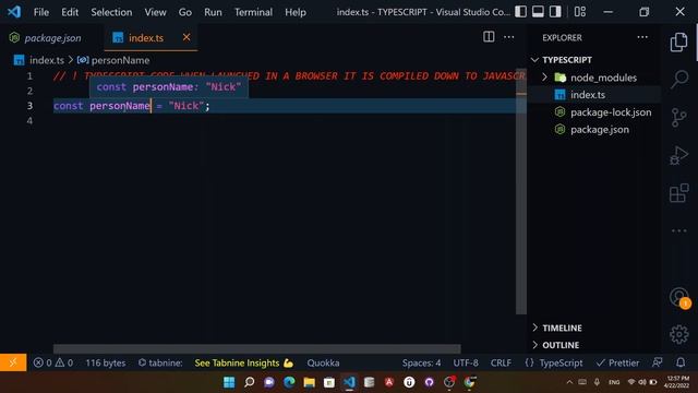 Introduction to Typescript смотреть онлайн