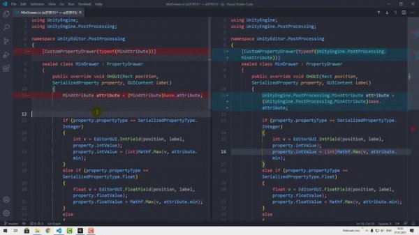 How to Fix bug with Flooded Grounds Assets in Unity file MinDrawers.cs