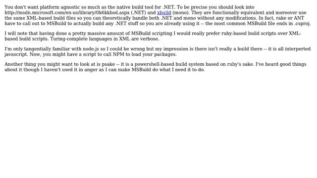 Software Engineering: What build tools do not depend on java (or Ruby)? (6 Solutions!!) смотреть онлайн