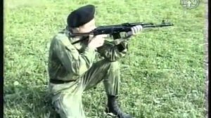 Изготовка для стрельбы с колена с ремнем АК